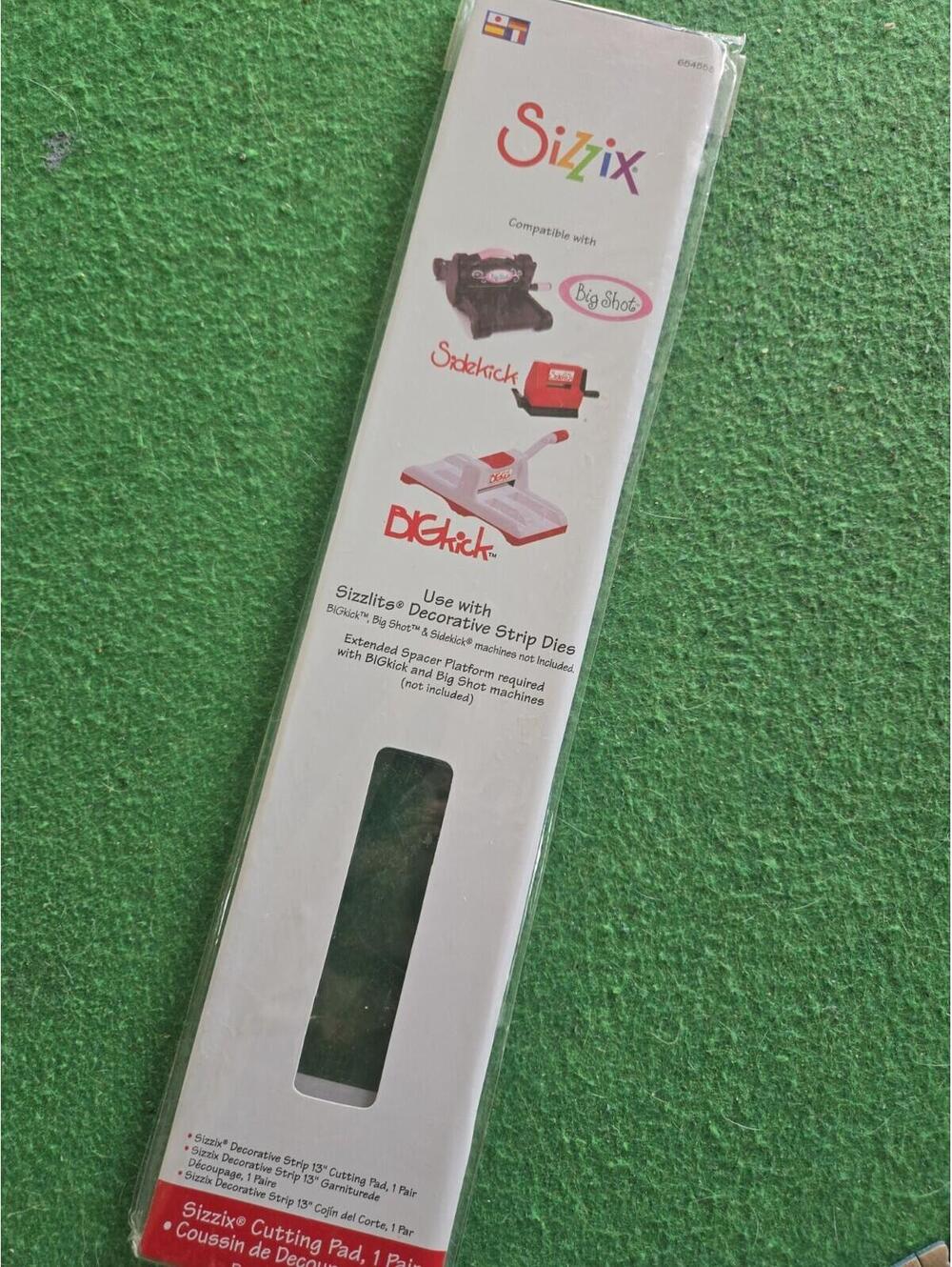 Sizzix 13" Decorative Strip Cutting Pad 1 Pair Big Shot Sidekick Machines New
